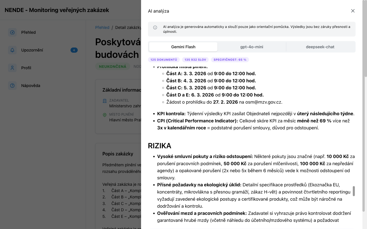 AI analýza — rizika